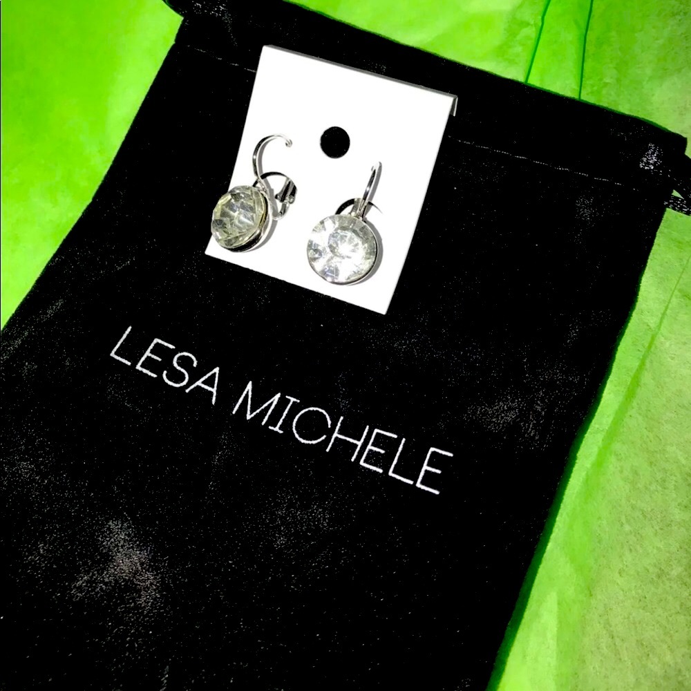 Lesa Michele Sterling Cubic earrings BRAND NEW!❤️